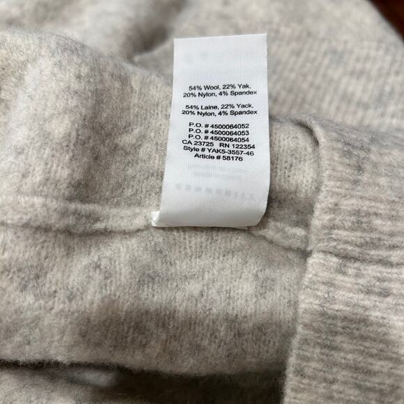 Aritzia Community Yak Wool Oversized Shawl Cardigan Sweater Womens XS/S - Picture 11 of 11